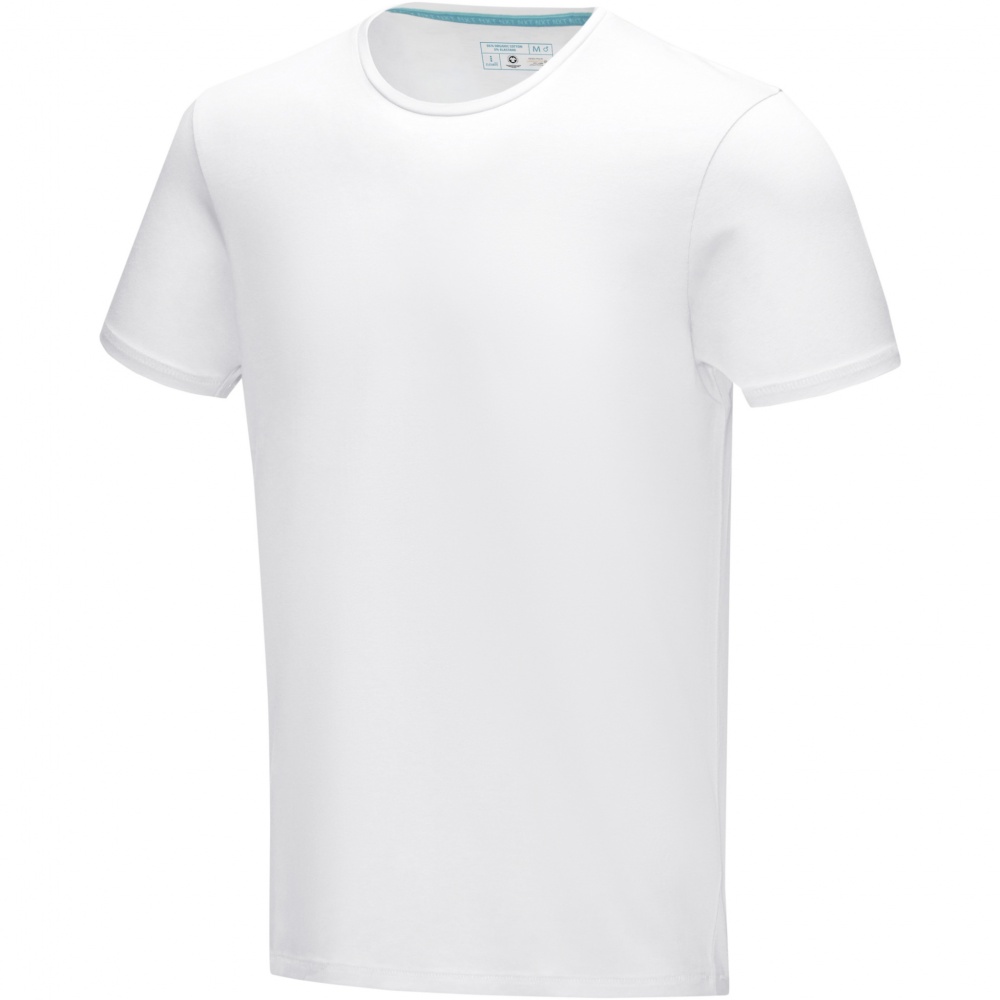 Logo trade business gifts image of: Balfour short sleeve men's organic t-shirt