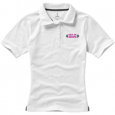 Logo trade corporate gifts picture of: Calgary short sleeve women's polo