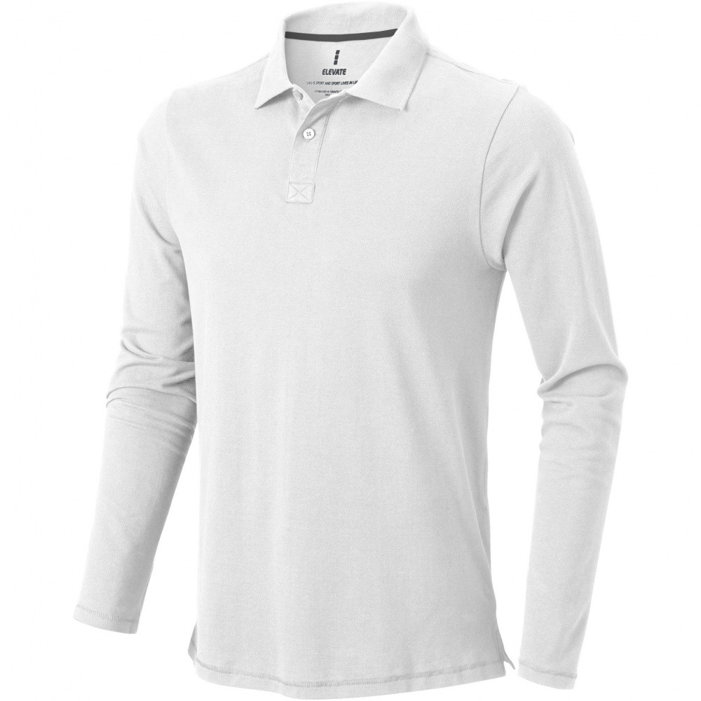 Logo trade promotional items image of: Oakville long sleeve men's polo