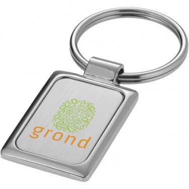 Logotrade corporate gift image of: Sergio rectangular metal keychain