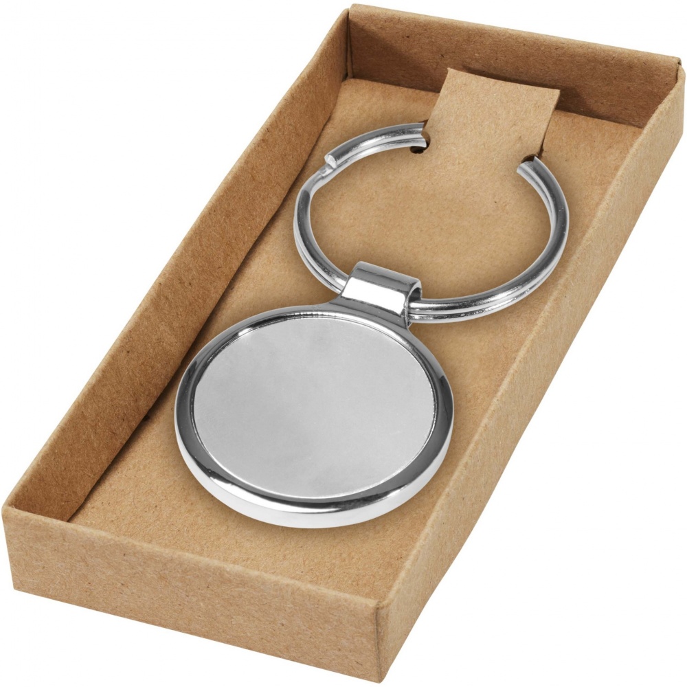 Logo trade corporate gift photo of: Orlene round keychain