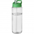 H2O Active® Vibe 850 ml spout lid sport bottle, Transparent / Green