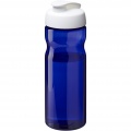 H2O Active® Eco Base 650 ml flip lid sport bottle, Blue / White