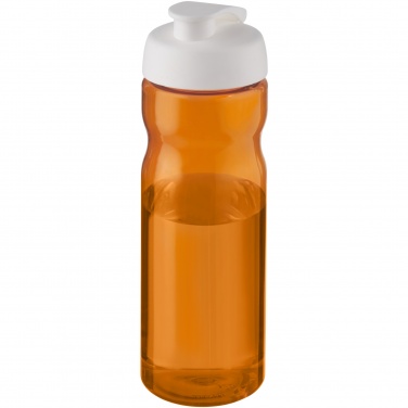 Logo trade promotional gift photo of: H2O Active® Eco Base 650 ml flip lid sport bottle