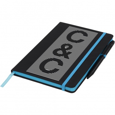 Logo trade promotional gifts image of: Noir Edge medium notebook