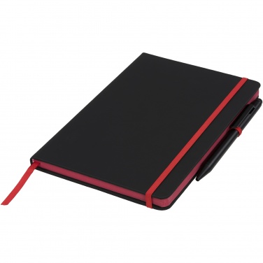 Logo trade promotional products image of: Noir Edge medium notebook
