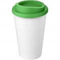 Americano® Eco 350 ml recycled tumbler, White / Green