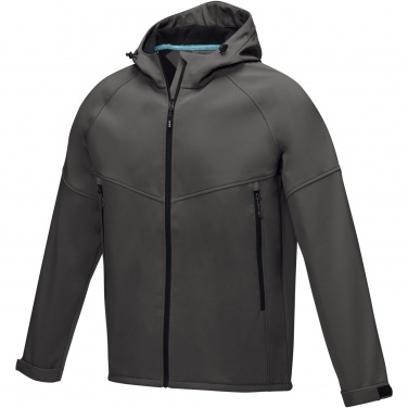 Logo trade promotional gifts image of: Coltan men’s GRS recycled softshell jacket