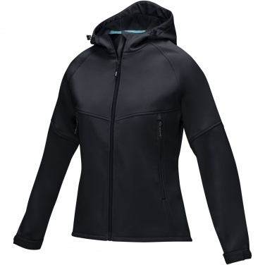 Logo trade promotional merchandise photo of: Coltan women’s GRS recycled softshell jacket