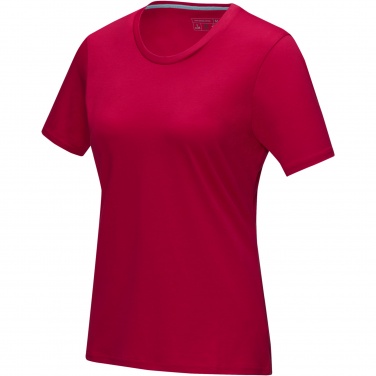 Logo trade promotional giveaway photo of: Azurite short sleeve women’s organic t-shirt
