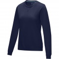 Jasper women’s organic recycled crewneck sweater, Navy