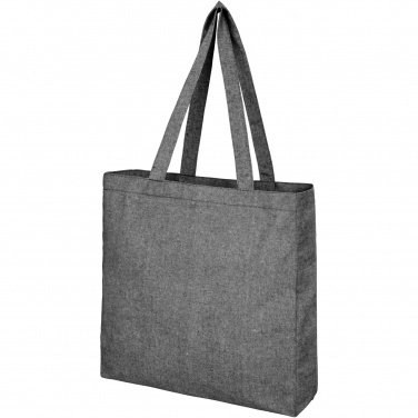 Logo trade promotional gift photo of: Pheebs 210 g/m² recycled gusset tote bag 13L