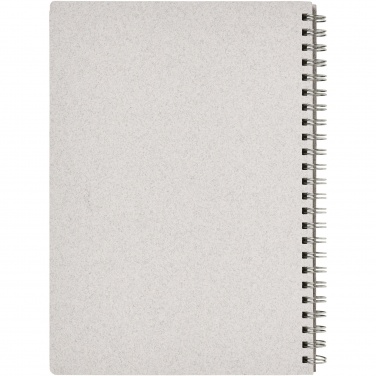 Logo trade promotional products picture of: Bianco A5 size wire-o notebook