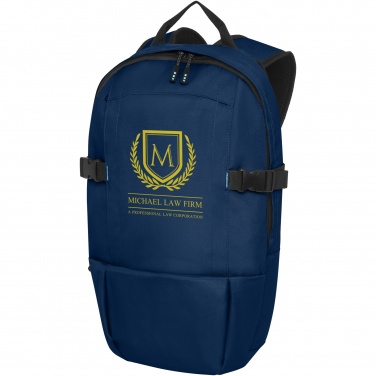 Logo trade promotional gifts image of: Baikal 15" GRS RPET laptop backpack 8L