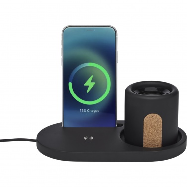 Logo trade advertising product photo of: Klip 5W wireless charging desk organizer