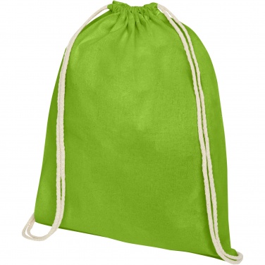 Logotrade promotional merchandise photo of: Oregon 140 g/m² cotton drawstring bag 5L
