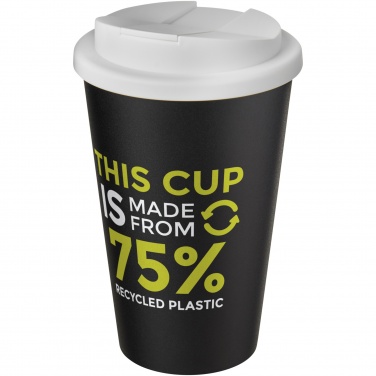 Logotrade corporate gifts photo of: Americano® Eco 350 ml recycled tumbler with spill-proof lid