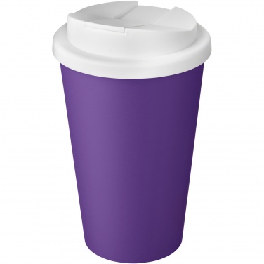 Logo trade promotional merchandise picture of: Americano® Eco 350 ml recycled tumbler with spill-proof lid