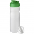 Baseline Plus 650 ml shaker bottle, Green / Frosted clear