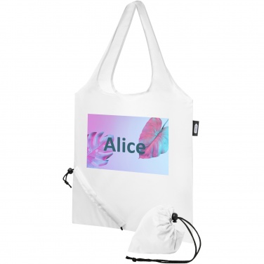 Logo trade corporate gifts image of: Sabia RPET foldable tote bag 7L