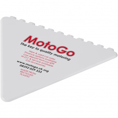 Logo trade promotional gifts picture of: Frosty triangular recycled plastic ice scraper