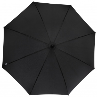 Logo trade promotional product photo of: Fontana 23" auto open umbrella with carbon look and crooked handle