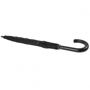 Logo trade promotional gifts picture of: Fontana 23" auto open umbrella with carbon look and crooked handle
