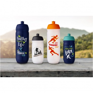 Logo trade advertising products picture of: HydroFlex™ Clear 500 ml squeezy sport bottle