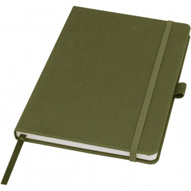 Logotrade promotional giveaway image of: Honua A5 recycled paper notebook with recycled PET cover