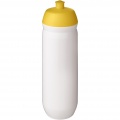 HydroFlex™ 750 ml squeezy sport bottle, Yellow / White