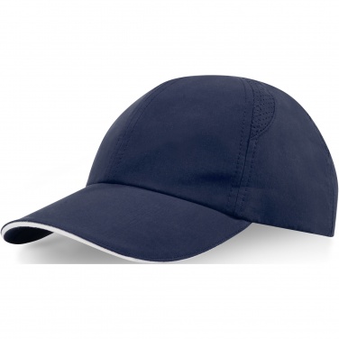 Logotrade promotional items photo of: Morion 6 panel GRS recycled cool fit sandwich cap