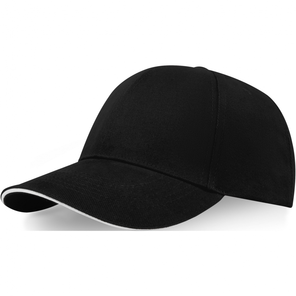 Logotrade business gift image of: Topaz 6 panel GRS recycled sandwich cap