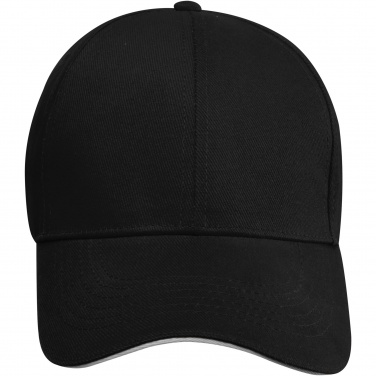 Logotrade promotional item picture of: Topaz 6 panel GRS recycled sandwich cap