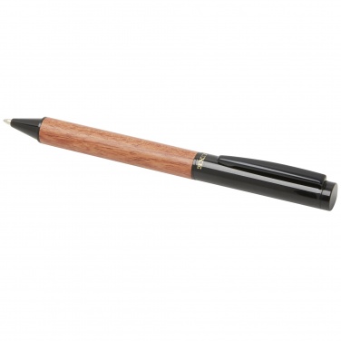 Logo trade promotional items image of: Timbre wood ballpoint pen