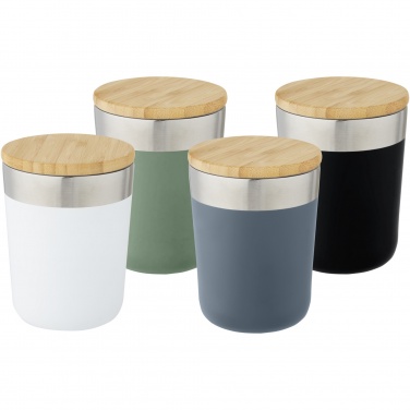 Logotrade promotional merchandise image of: Lagan 300 ml stainless steel tumbler with bamboo lid