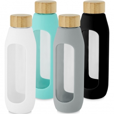Logotrade promotional gifts photo of: Tidan 600 ml borosilicate glass bottle with silicone grip