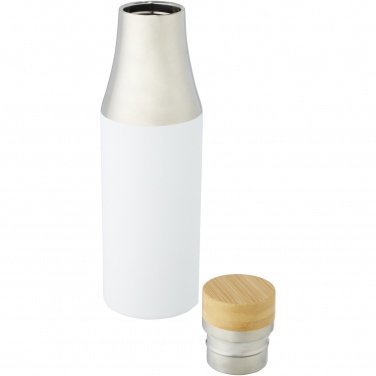 Logotrade promotional product picture of: Hulan 540 ml copper vacuum insulated stainless steel bottle with bamboo lid