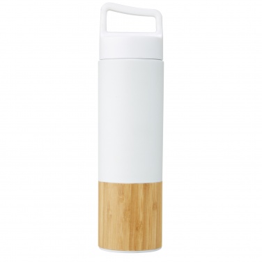 Logotrade corporate gift image of: Torne 540 ml  stainless steel bottle with bamboo outer wall