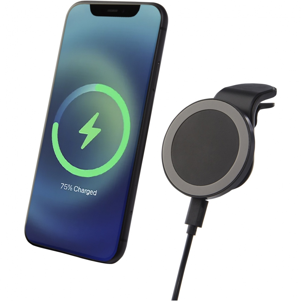 Logo trade promotional giveaway photo of: Magclick 10W wireless magnetic car charger