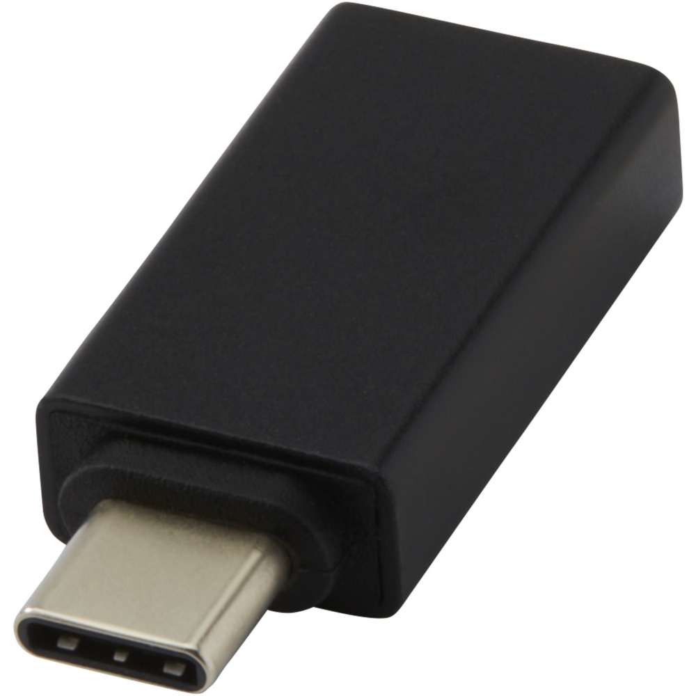 Logotrade promotional products photo of: ADAPT aluminum USB-C to USB-A 3.0 adapter