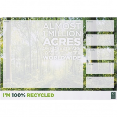Logo trade promotional items image of: Desk-Mate® A3 recycled notepad