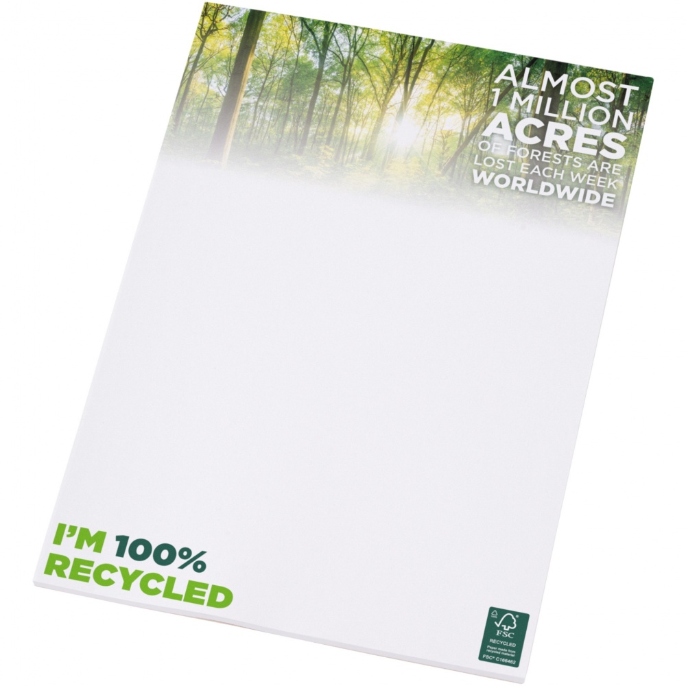 Logotrade promotional giveaway image of: Desk-Mate® A4 recycled notepad