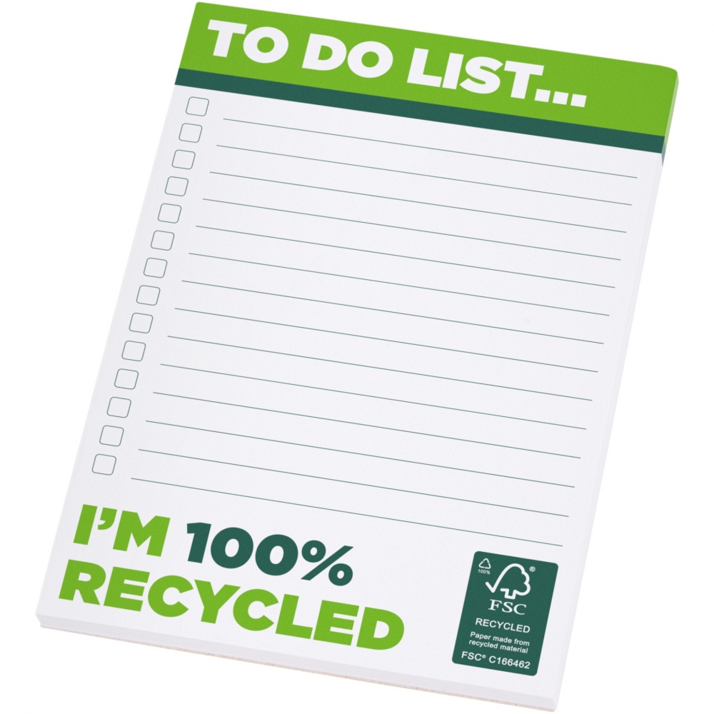 Logotrade advertising products photo of: Desk-Mate® A6 recycled notepad