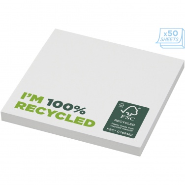 Logo trade promotional items image of: Sticky-Mate® recycled sticky notes 75 x 75 mm