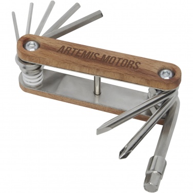 Logotrade promotional giveaways photo of: Fixie 8-function wooden bicycle multi-tool