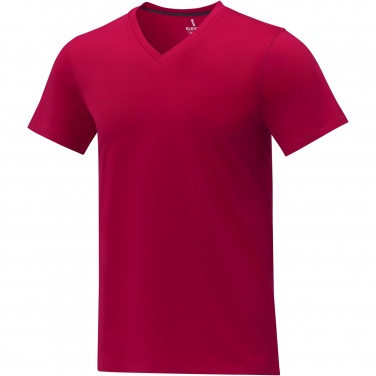 Logo trade promotional items image of: Somoto short sleeve men's V-neck t-shirt 