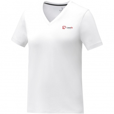 Logo trade promotional items picture of: Somoto short sleeve women's V-neck t-shirt 