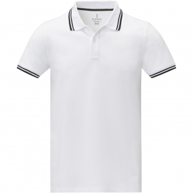 Logo trade business gift photo of: Amarago short sleeve men's tipping polo