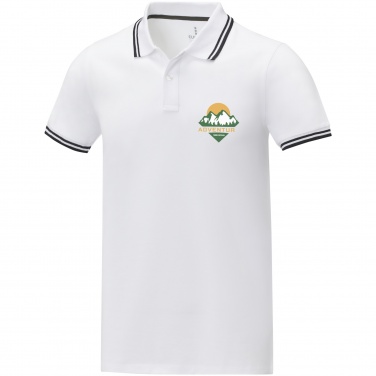 Logotrade advertising products photo of: Amarago short sleeve men's tipping polo