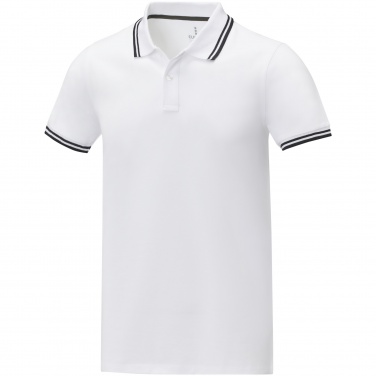 Logotrade promotional item image of: Amarago short sleeve men's tipping polo